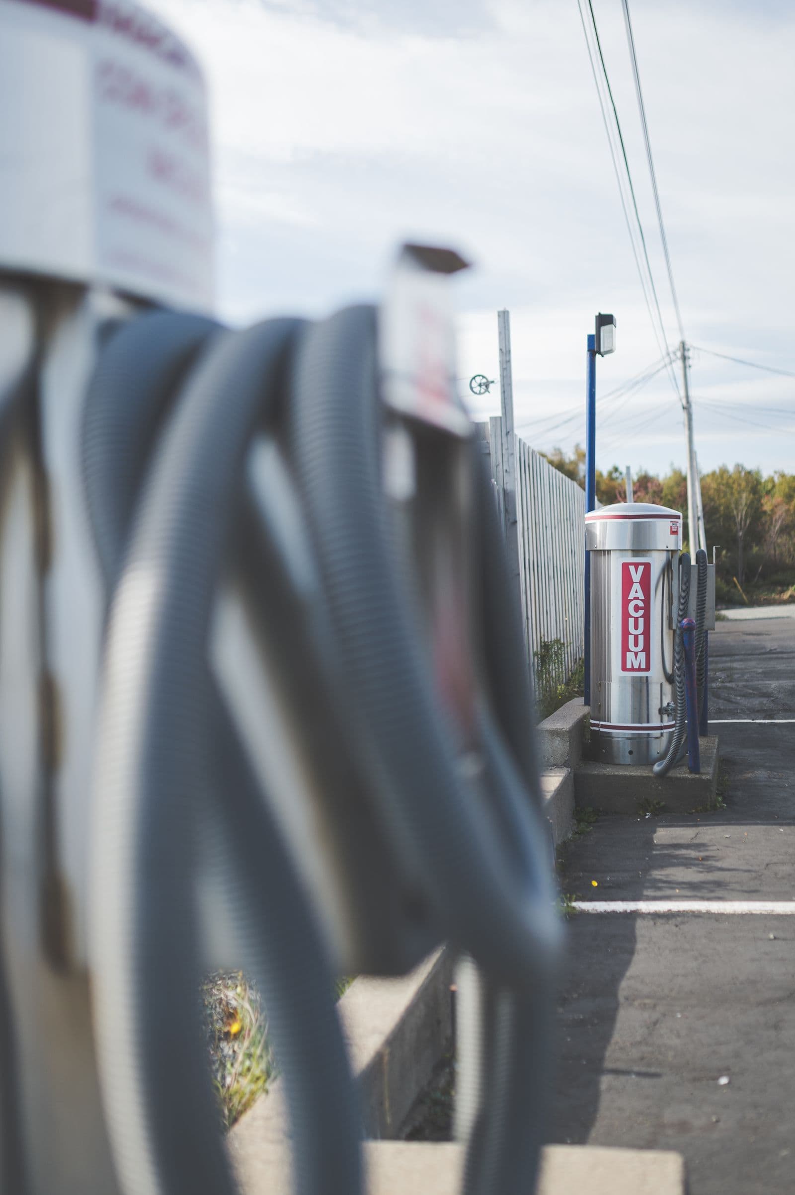 Free self-serve vacuums